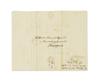 WHITNEY, ELI. Autograph Letter Signed, E. Whitney, twice, to Commissary General Callender Irvine,